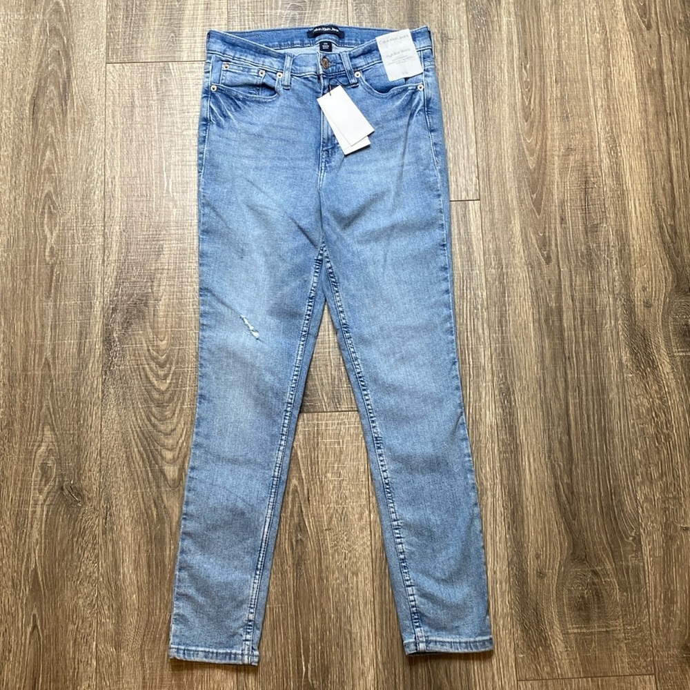 NWT Calvin Klein high rise skinny jeans, sz 2 / 26